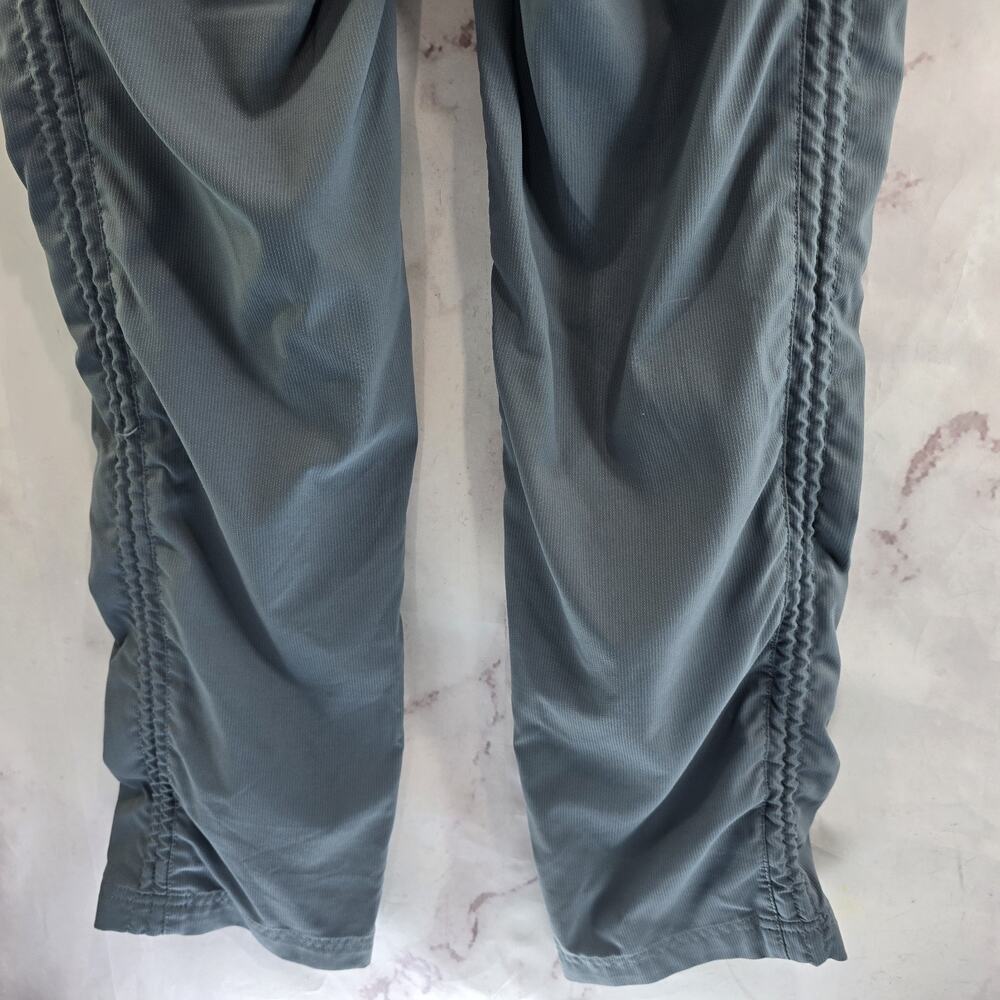 Title Nine Pants Womens 2 Light Blue Straight High Rise Ripstop Clamber Recycled - Picture 8 of 13